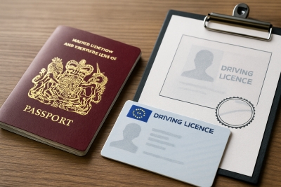 Certified copy from a Notary Public